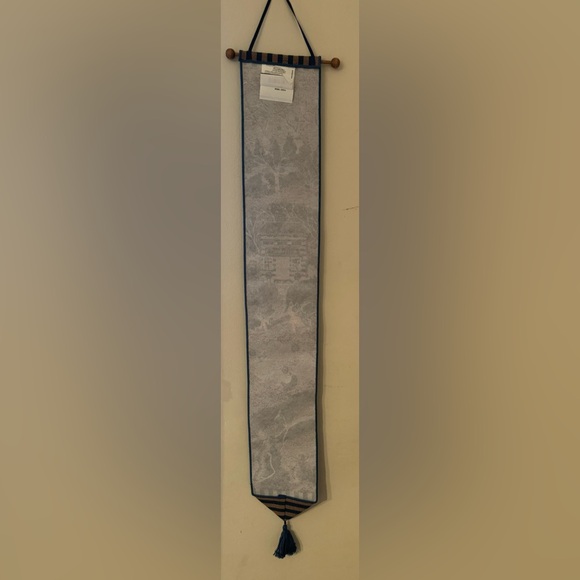 Tapestry Decor-winter scene vintage made in USA - Picture 5 of 6